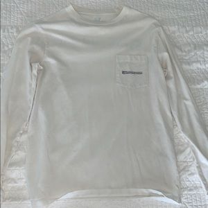Vineyard Vines White Long Sleeve Shirt Mens